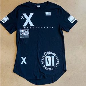 West Coast/California Logofied Curved Hem Tee